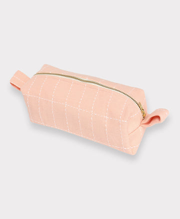 Skinny Cross-Stitch Toiletry Bag